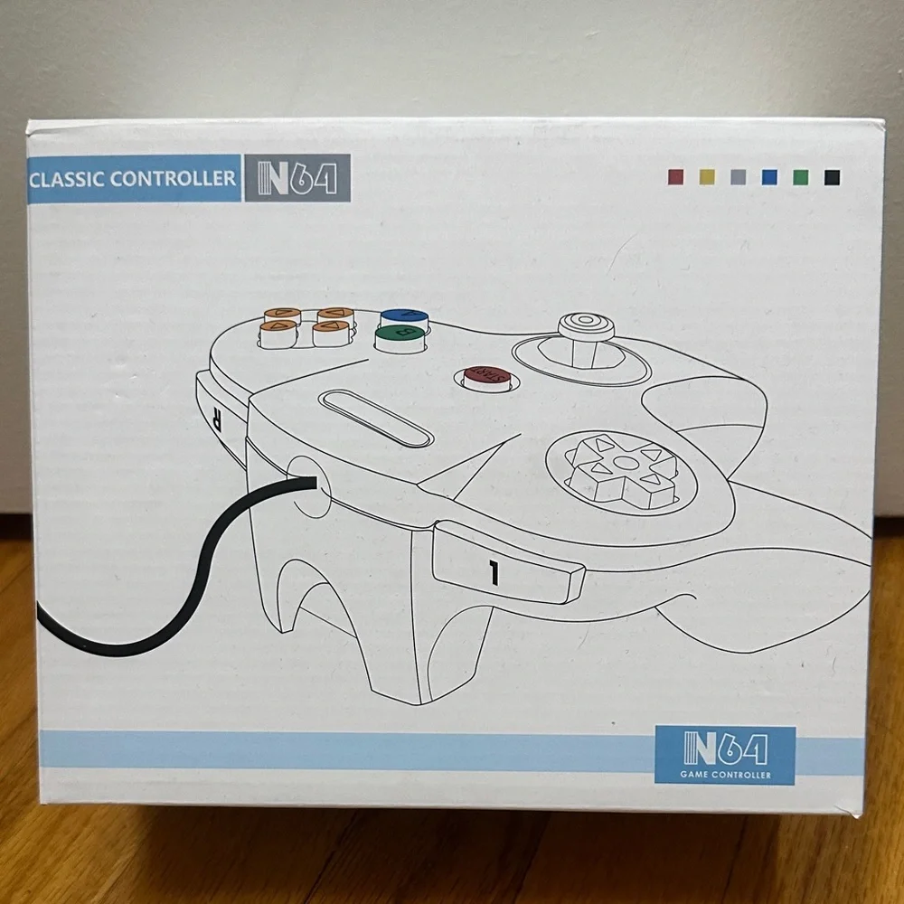 2-pack N64 USB controllers -new in box